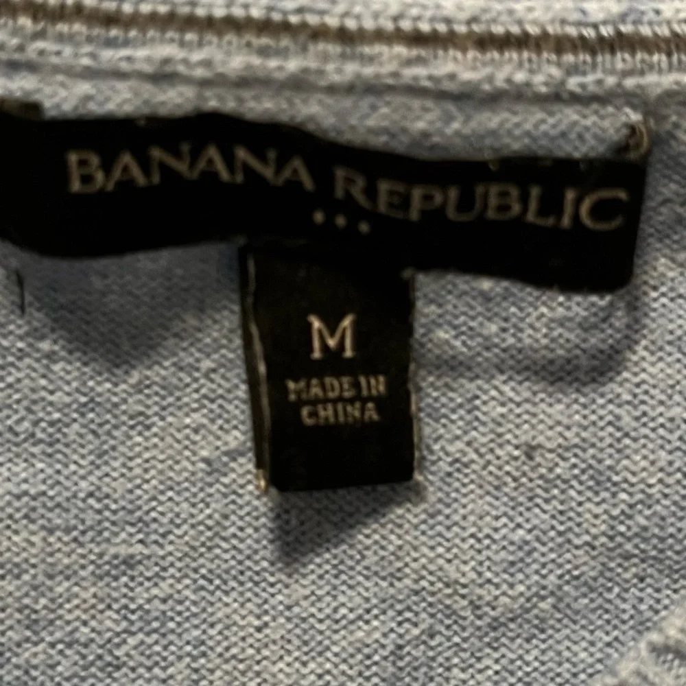 Banana Republic V Neck Sweater Blue Size M